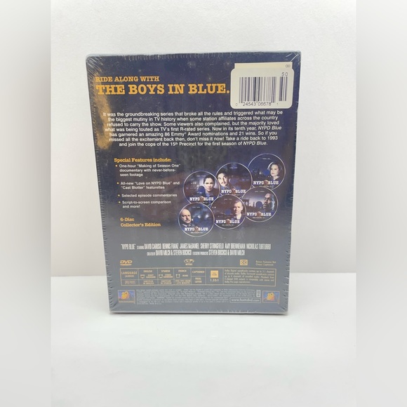 NYPD Blue - Complete First Season 1 (DVD, 2002 6-Disc Set) NEW SEALED - Picture 3 of 4